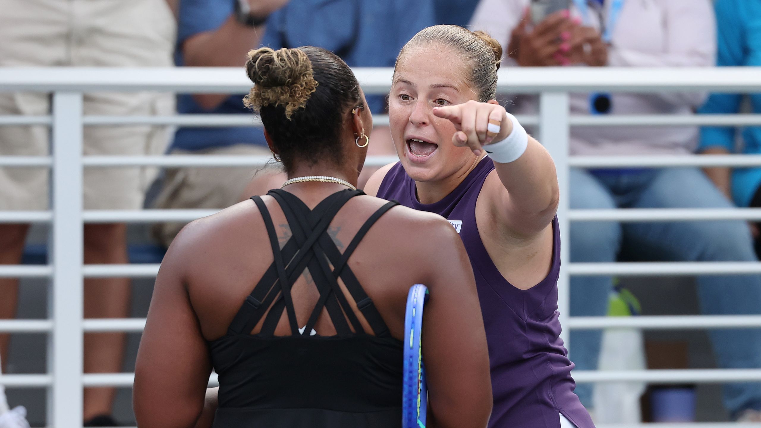 US Open 2025: How Taylor Townsend and Jelena Ostapenko match ended in  heated on-court exchange - 'No education, no class' - TNT Sports