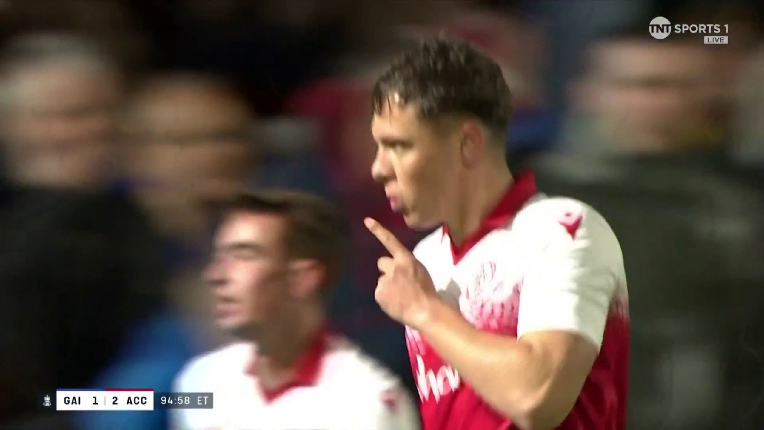 'The hush descends' - Charlie Caton silences home crowd as Accrington ...