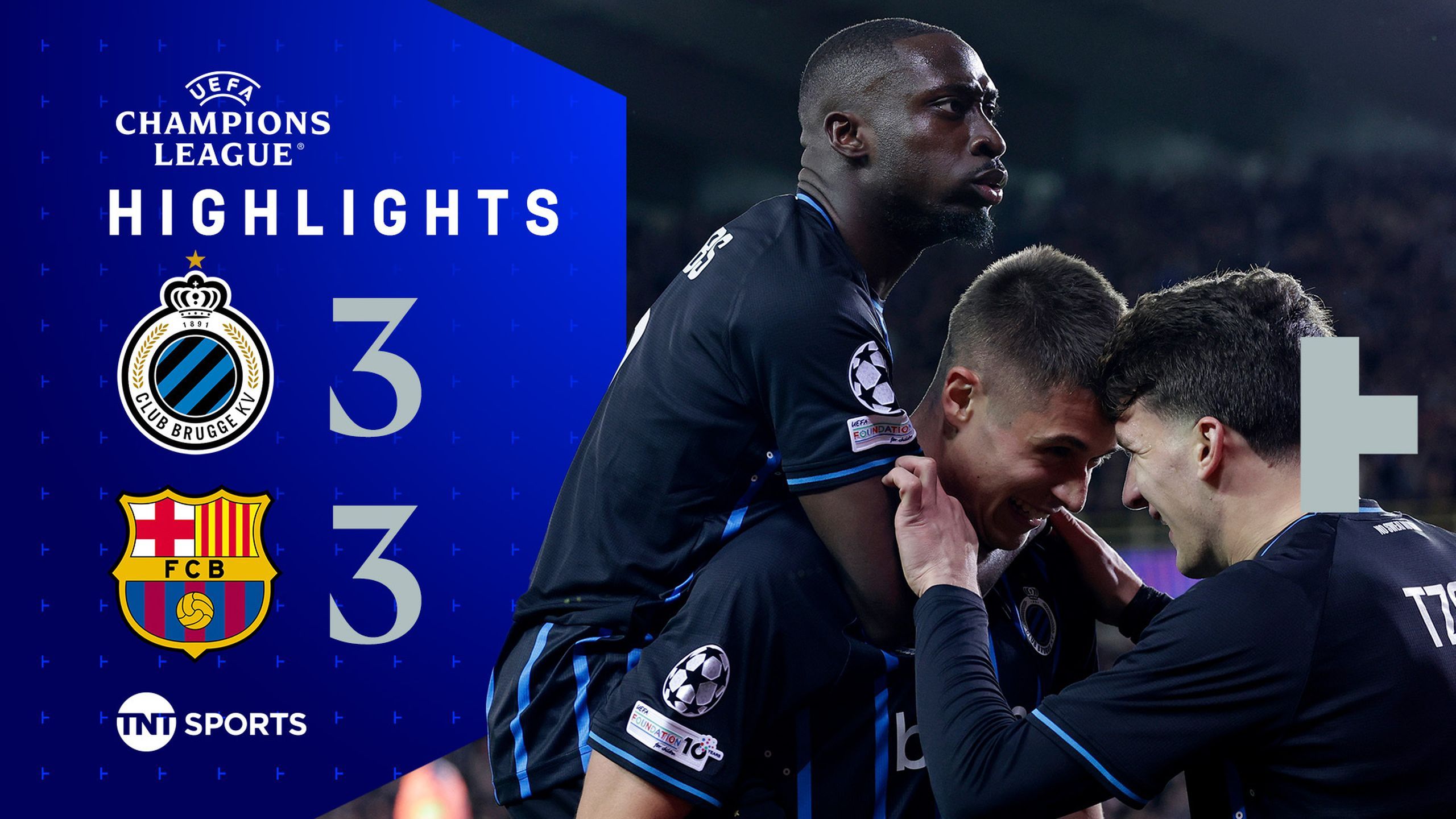 Club Brugge 3-3 Barcelona: UEFA Champions League highlights as La Liga ...