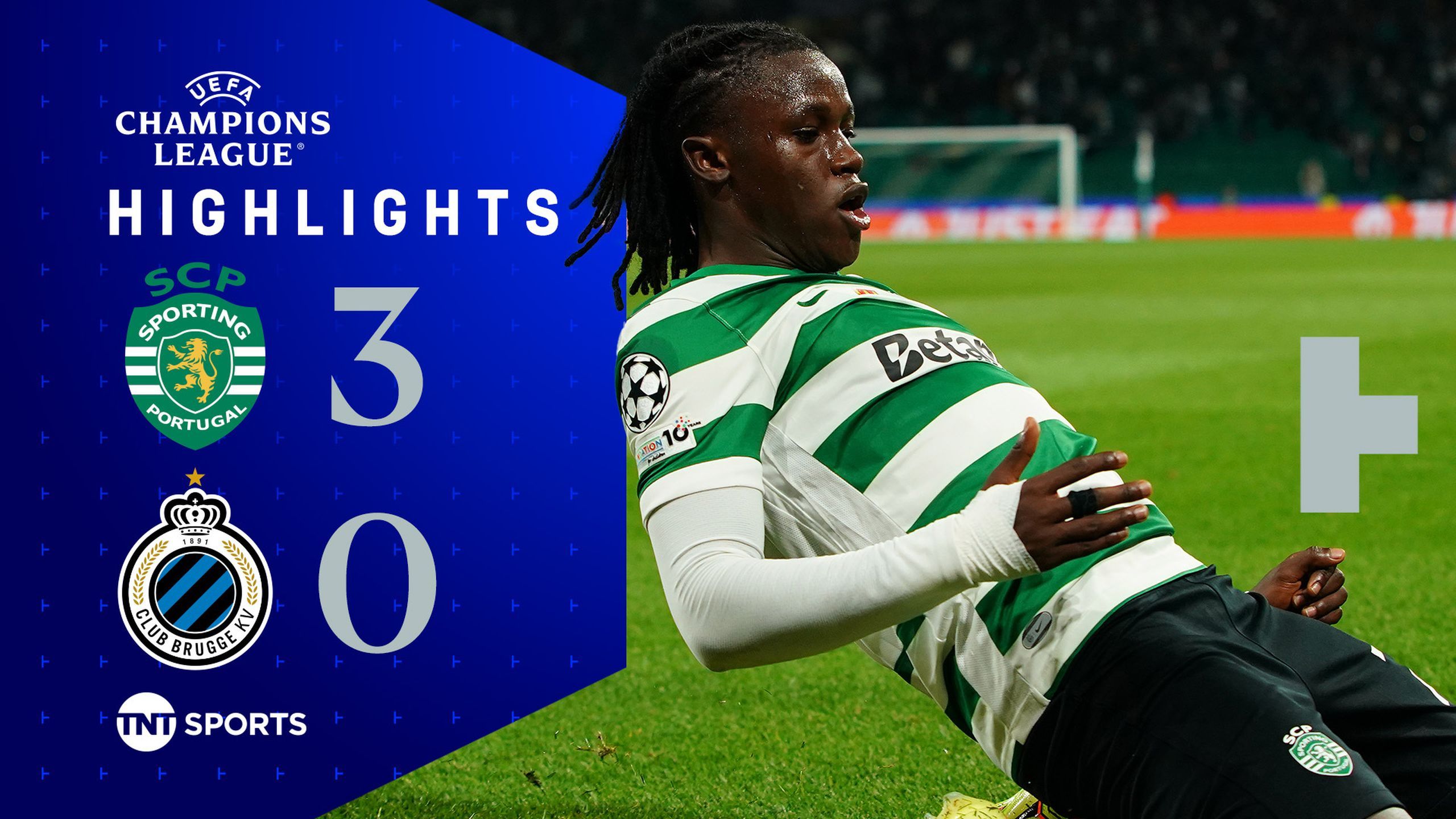 Sporting CP 3-0 Club Brugge: UEFA Champions League highlights as Luis ...