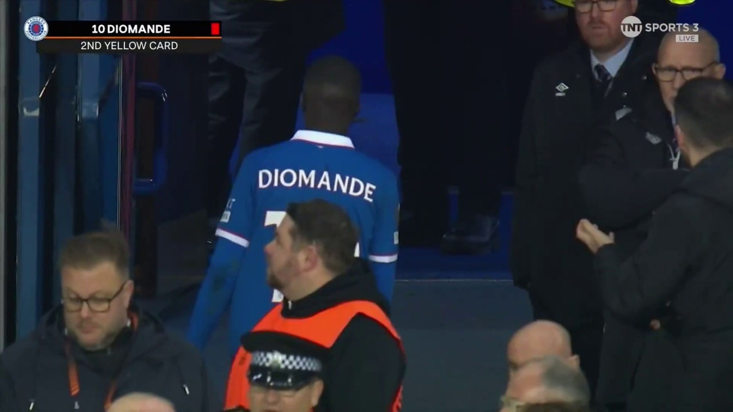 'Very harsh' - Mohamed Diomande receives marching orders after second ...