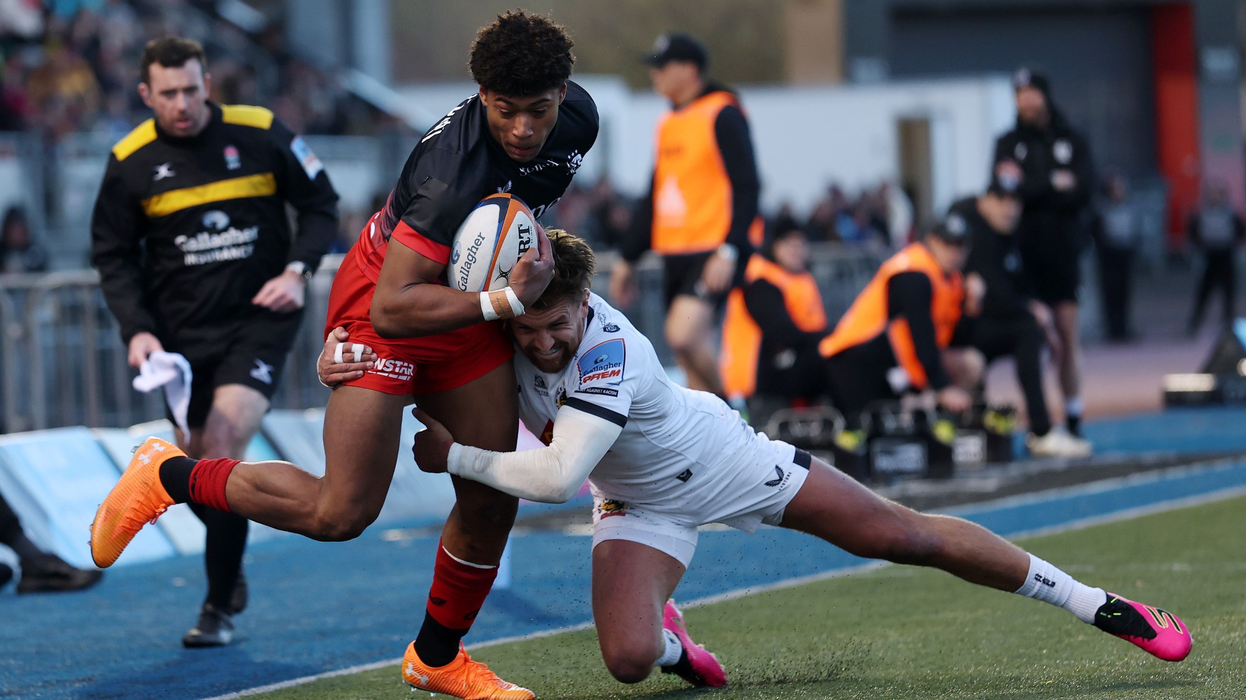 'What a parting gift!' - Noah Caluori at the double as Saracens extend ...