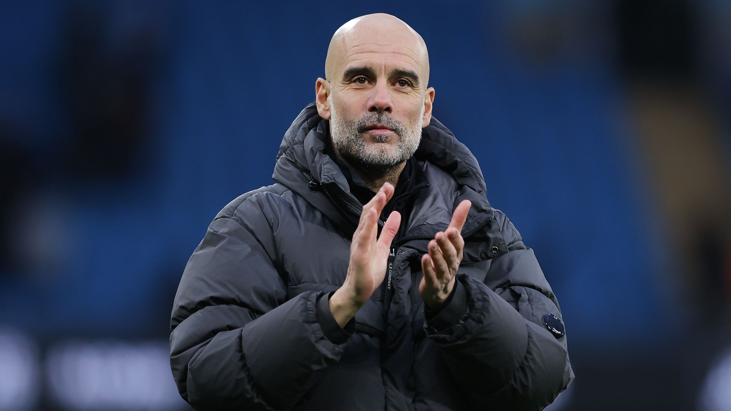 Pep Guardiola 'could not care less' about Premier League table in title ...