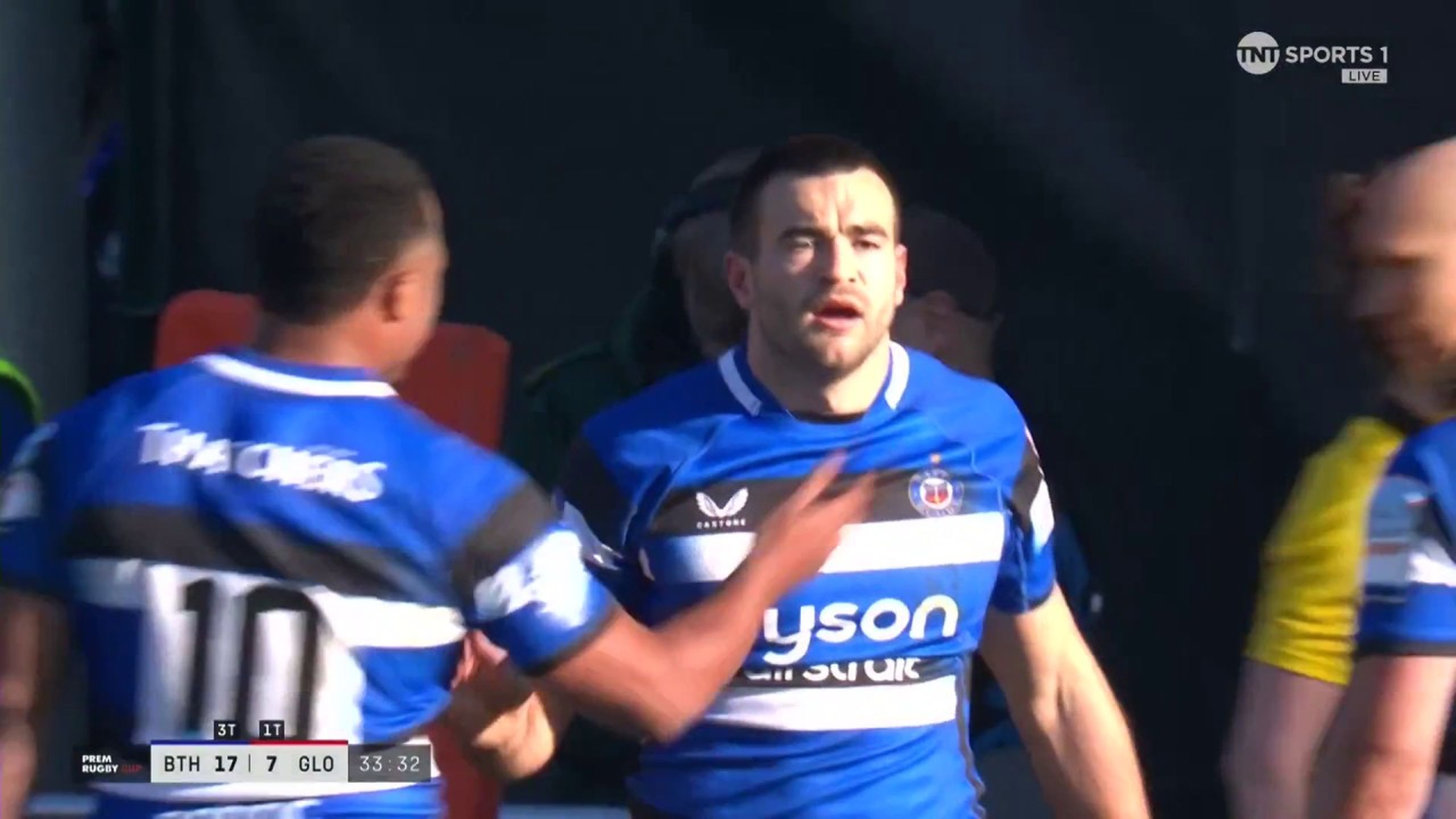 Will Muir scores 'sensational' try to restore Bath's advantage against ...
