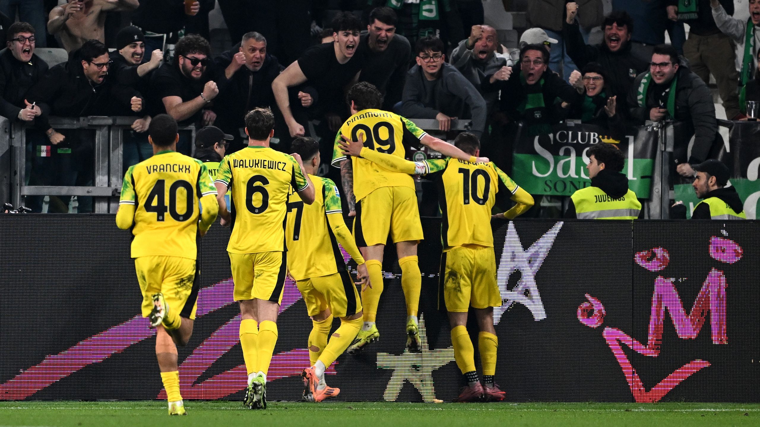 Andrea Pinamonti stuns Juventus with slick equaliser for Sassuolo in Serie  A encounter