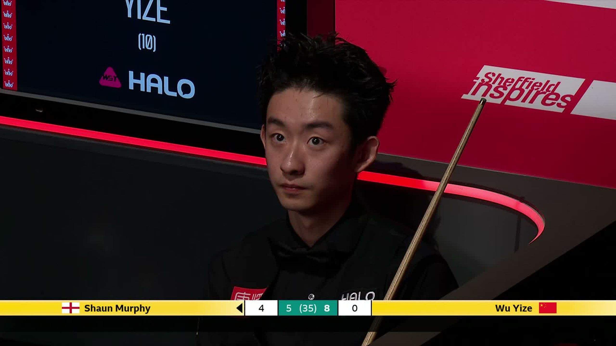 Wu Yize pots stunning red but sees white drop as well against Shaun ...