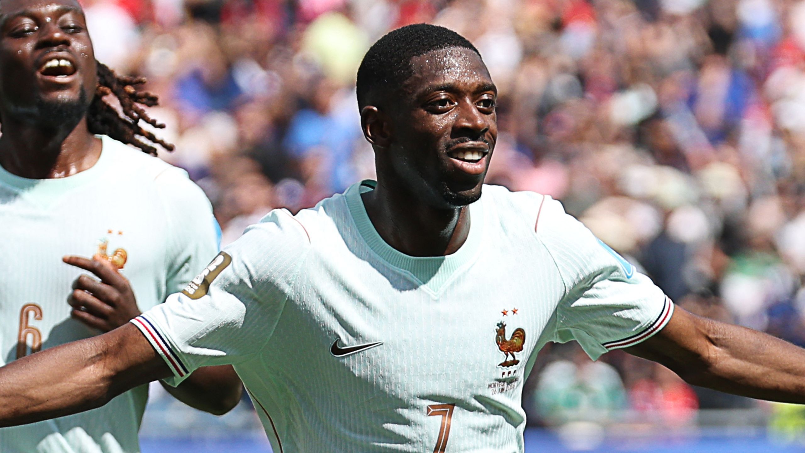 France's hat-trick hero Ousmane Dembele gives same answer to eight ...