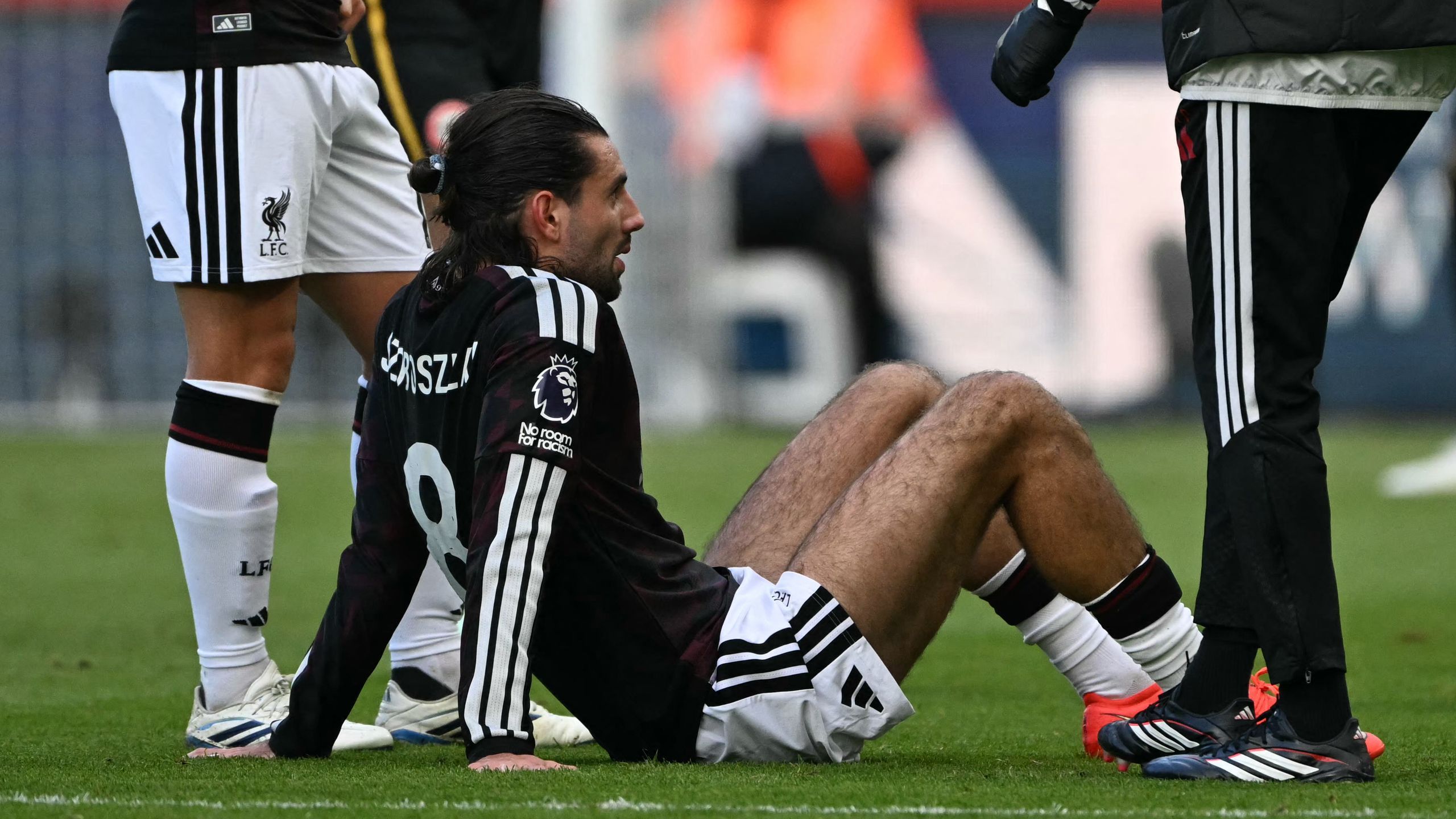 Andoni Iraola confirms Dominik Szoboszlai and Jeremie Frimpong will be sidelined 'for some time' after injuries in Liverpool win at Brentford