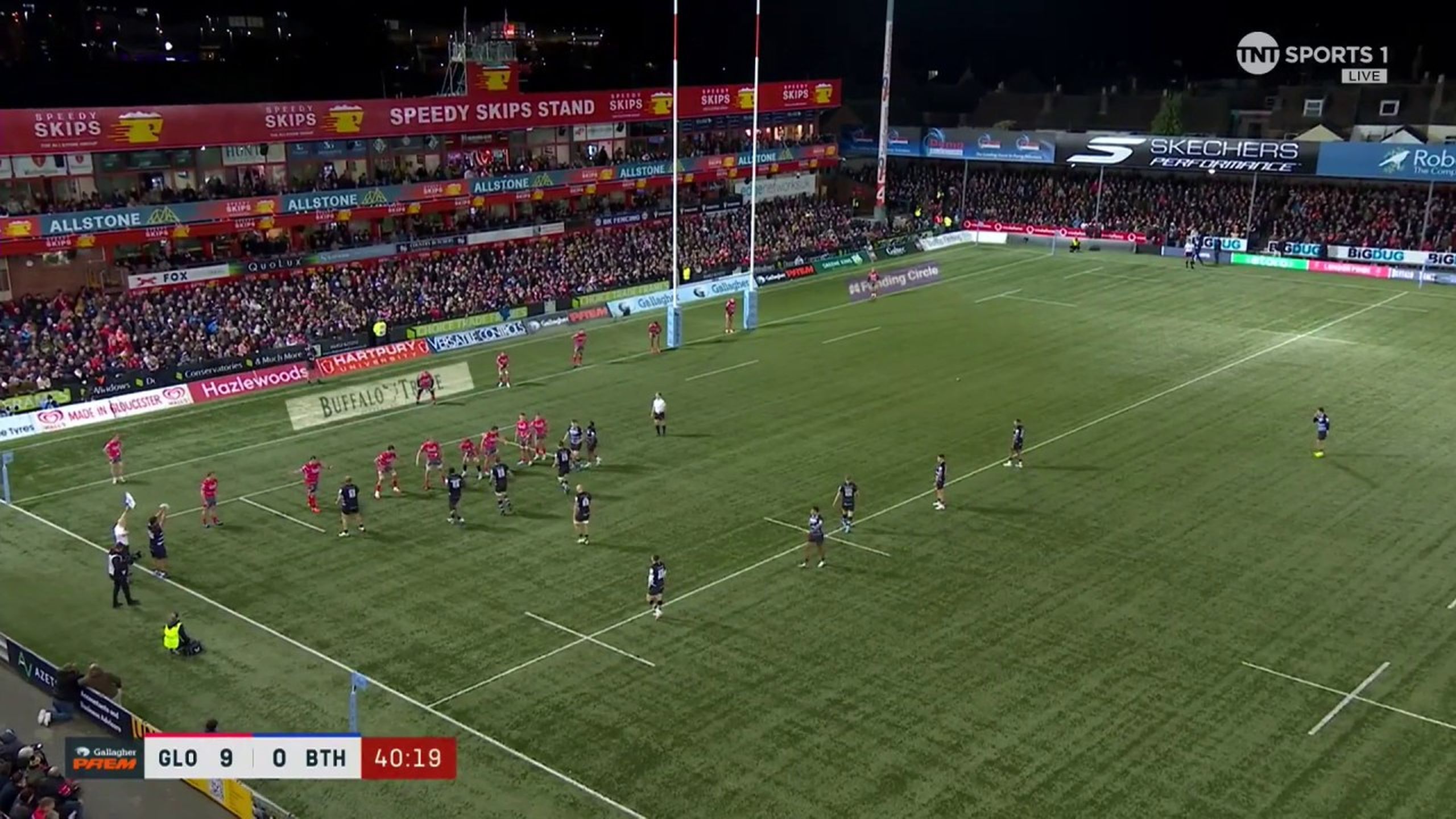 Kepu Tuipulotu bundles over the line for Bath try on stroke of half ...
