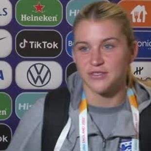 England players reflect on Alessia Russo's 'naughty' semi-final goal
