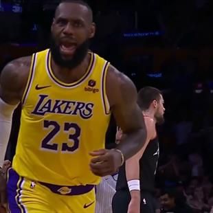 35-point LeBron James leads Los Angeles Lakers fightback against LA ...