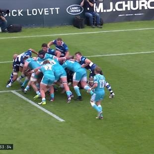 'No stopping them!' Sale's raw power drives them over the line as Tommy