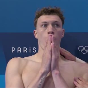 Team GB's Noah Williams pulls off 'world class' dive in 10m platform at
