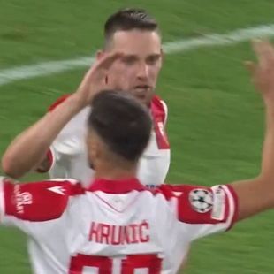 Mirko Ivanic's 'wickedly deflected' shot gets Crvena zvezda back into ...