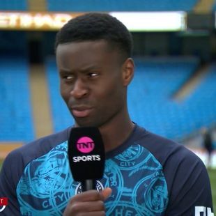 Marc Guehi reacts to WILD stat after Manchester City thump Liverpool to ...
