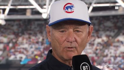 Bill Murray at London Series - 'I was baptised a Cubs fan!'