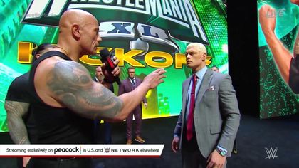 'When you talk about his blood, you talk about my blood' - The Rock Slaps Cody Rhodes
