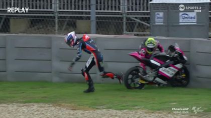 ‘Never seen that before!’ - Watch hilarious moment Moto3 rider gets on the WRONG bike!