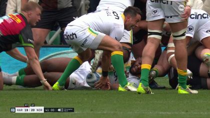 'A very tough call' - Northampton denied try after controversial TMO review