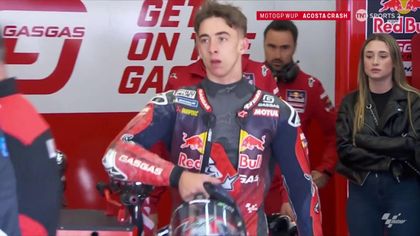 'Easy to make a mistake in that turn' - Acosta's massive crash in warmup analysed