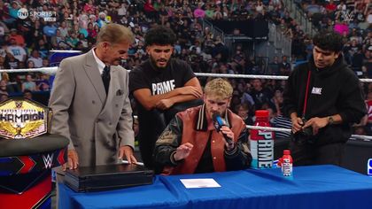 'The match is made' - Logan Paul and Cody Rhodes in tense Smackdown showdown