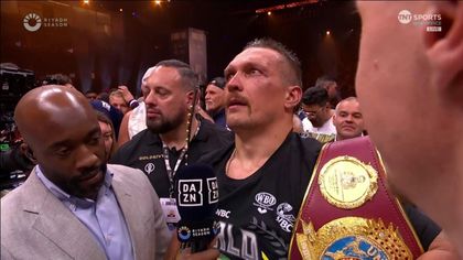 'It's a great day' - An emotional Usyk reflects on beating Fury