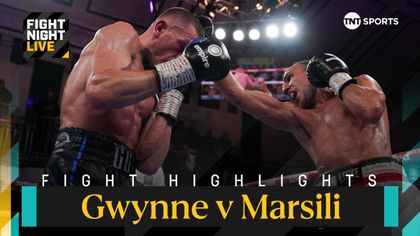 Highlights: Gwynne beats injured Marsili to take European Lightweight belt in London