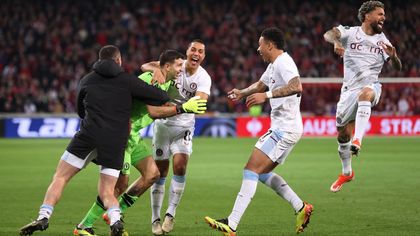 Martinez the hero as Villa beat Lille in dramatic shoot-out to make semis