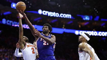 'Not a quitter' - Embiid overcomes Bell's palsy adversity to lead 76ers to Knicks victory