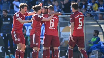 Bayern one win off sealing title after hitting three past Bielefeld