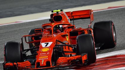 Raikkonen leads Ferrari one-two in Bahrain practice