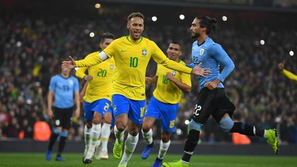 Neymar's 60th goal for Brazil delivers win over Uruguay