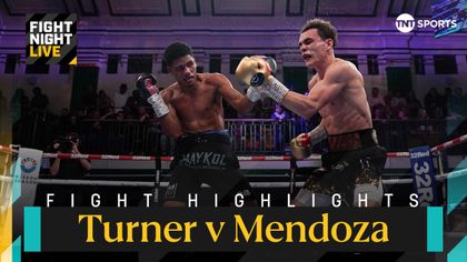 Highlights: Dominant Turner stops Mendoza to remain unbeaten