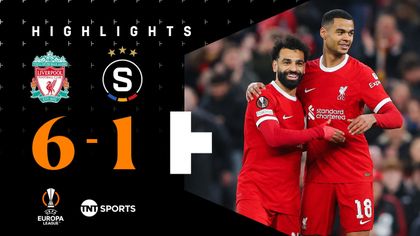 Liverpool v Sparta Prague - Europa League highlights as Klopp's men hit six