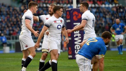 England rack up seven tries in emphatic win over Italy