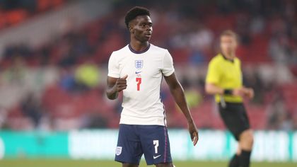 Saka ruled out of England friendly with Romania