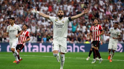 Benzema scores in final Madrid appearance but denied winning send off by Bilbao