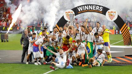 Sevilla claim record seventh Europa League crown after shootout win over Roma