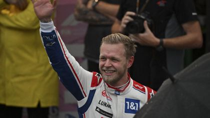 Magnussen celebrates 'fantastic' pole position for Sao Paulo Sprint race