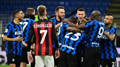 Eriksen’s last-gasp winner settles feisty Milan derby as Zlatan sent off