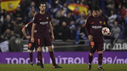 Barca stunned by Espanyol in Copa del Rey first leg