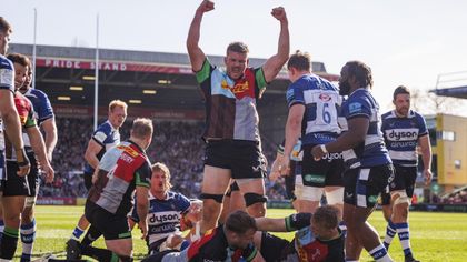 Harlequins survive late Bath onslaught to prevail in thriller