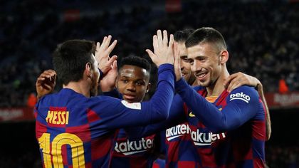 Messi nets brace in 500th win as Barca hammer Leganes in cup