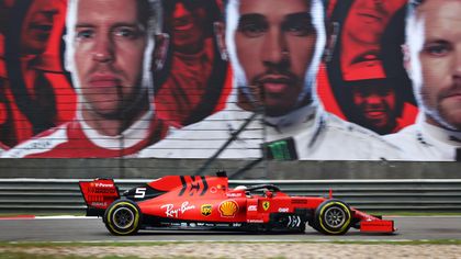 Vettel beats Hamilton to set the pace in China FP1