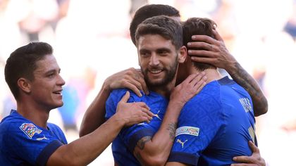 Barella and Berardi give Italy third place in Nations League