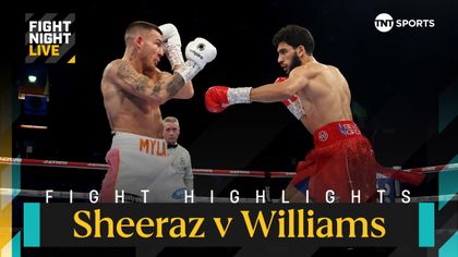 Highlights: Sheeraz demolishes Williams in lightning quick time