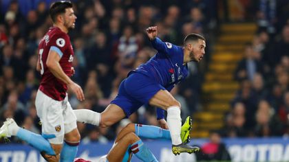 Watch Hazard's solo stunner break the deadlock at Stamford Bridge