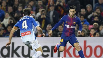 Coutinho makes debut as Barca ease past Espanyol