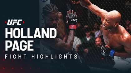 Watch highlights as Page starts UFC career with win over Holland at UFC 299