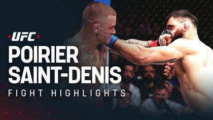 Watch highlights as Poirier knocks out Saint-Denis at UFC 299